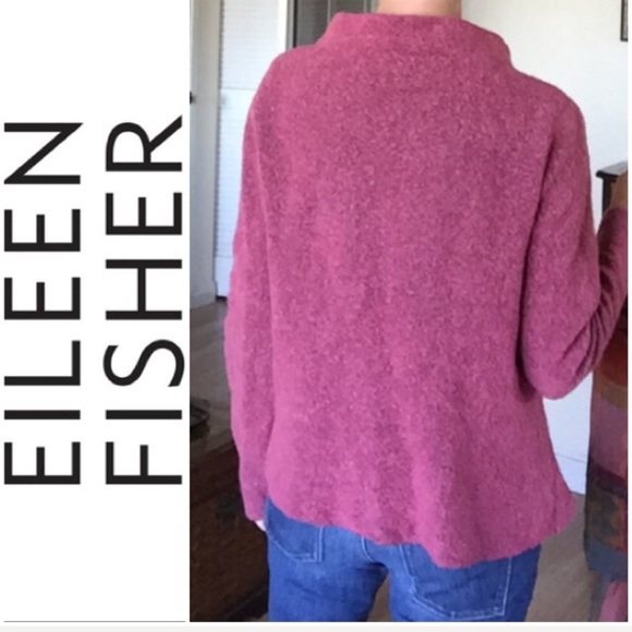 EILEEN FISHER Marled Sweater Sz Med - Picture 2 of 9